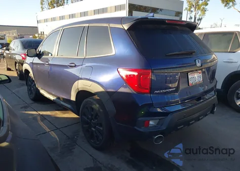 2022 Honda Passport 2Wd Ex-L z USA, uszkodzony, nr VIN 5FNYF7H53NB006815